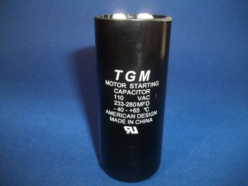 Start capacitor 233-280 mfd/  110 vac for sale