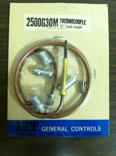 Itt general controls 2500g30m thermocouple 30&#034; lead  new for sale
