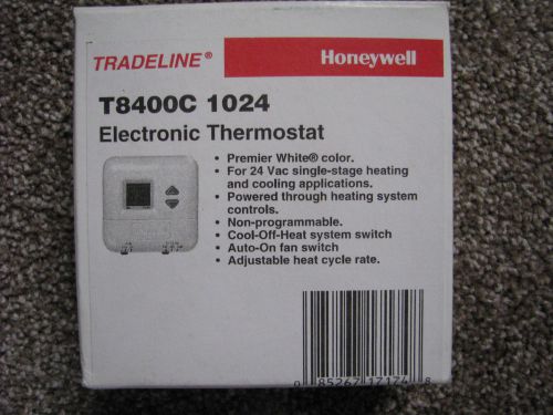 Honeywell tradeline electronic thermostat t8400c 1024 new free shipping for sale