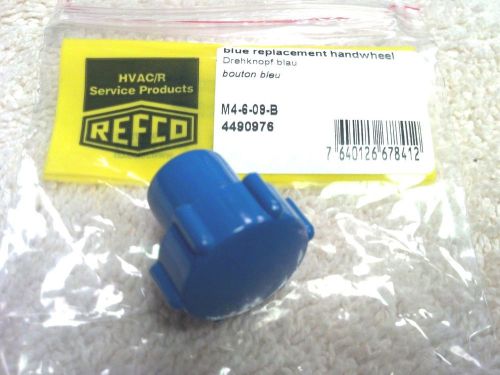 REFCO, 3 &amp; 4-WAY refco manifolds, Replacement Knob, BLUE, M4-6-09-B