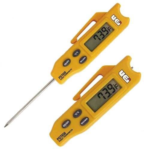 UEi PDT650 Folding Pocket Thermometer, -58 F to 572 F, magenetic mount