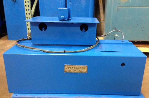 Used 24 ga lockformer pittsburgh machine w/ power flanging attachment for sale