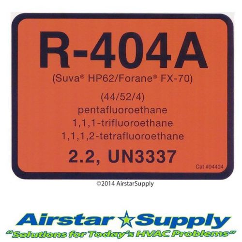 Forane ® fx-70 •  refrigerant identification label  •  pack of (10) labels for sale