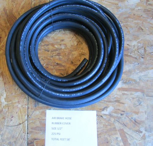 Air brake hose rubber cover 1/2&#034; 225 psi 58 feet for sale
