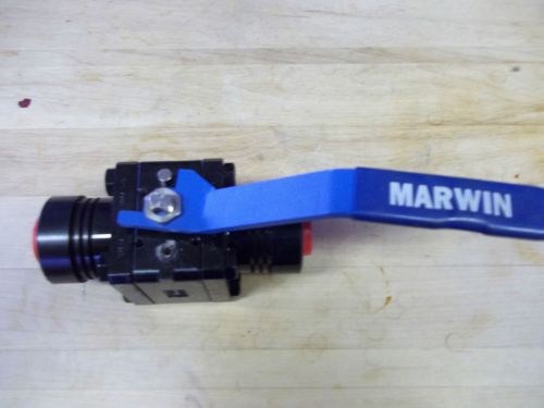 NEW OLD STOCK MARWIN BALL VALVE 3233FG  1 1/4&#034; INLINE SOCKET WELD ENDS