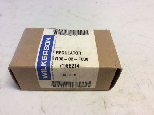Wilkerson R08-02-F000 Pneumatic Regulator 300 PSIG R0802F000