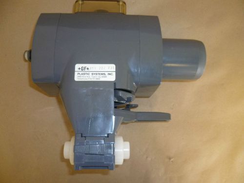 Georg fischer +gf+ actuated ball valve assmbly # 155 220 231 for sale