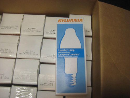 33 New Sylvania 100 Watt Mercury Vapor Lamp H38JA-100/DX Brite White Deluxe