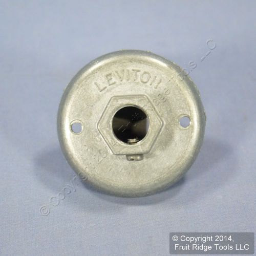 Leviton 1/4&#034; ips lamp holder mogul base light socket cap die cast w/ lining 8678 for sale