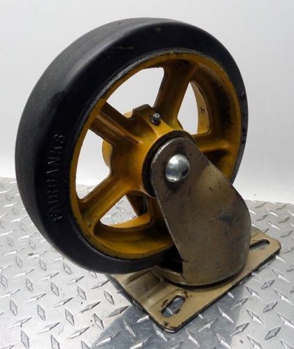 Heavy duty fairbanks 10&#034; x 2&#034; wide swivel caster wheel for sale