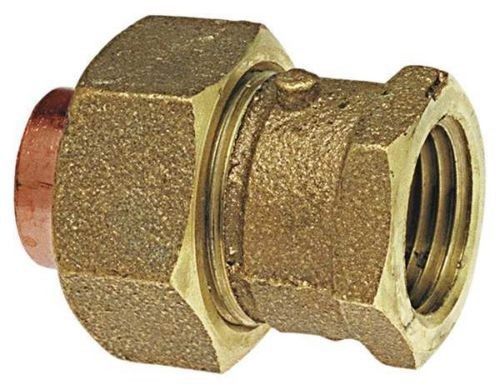 Nibco 7333lf-12~low lead bronze~union~ size~1/2&#034;~ swt x fip new for sale