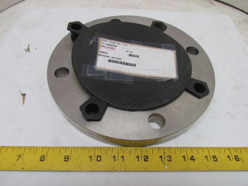 Viraj 4&#034; 8 bolt stainless steel pipe flange cover cap 9&#034; od 7/8&#034; thick class 150 for sale