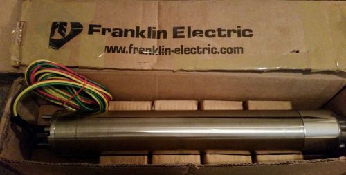 Franklin Electric 4&#034; 5HP 3 Phase Stainless Submersible  Motor, High Thrust
