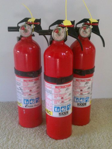 3 - 2.5 LB ABC Fire Extinguishers Fully Charged
