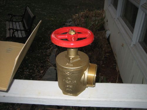 21/2&#034; angle fire hose valve  price reduced!!!!!!!!!!!!!!!! for sale