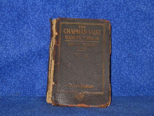 Chapman Valve Co Indian Orchard Ma. Fire Hydrant 1906 Personal Pocket Book Notes