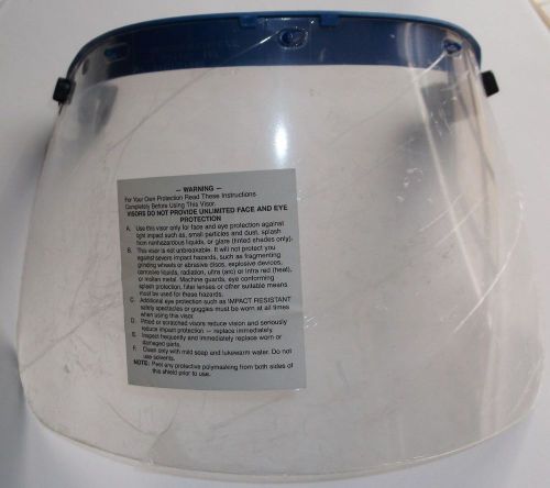 Safety hard hat mount face shield with bracket, universal, nwt, free shipping for sale