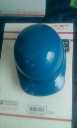 NORTH SAFETY Hard Hat, Front Brim, Non-Slotted, 8pt-Ratchet,blue protection cap