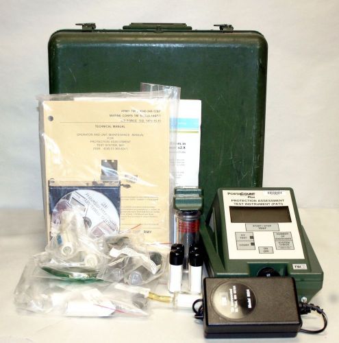Tsi portacount plus model 8020 w/accessories &amp; metal carry case - (9370) for sale