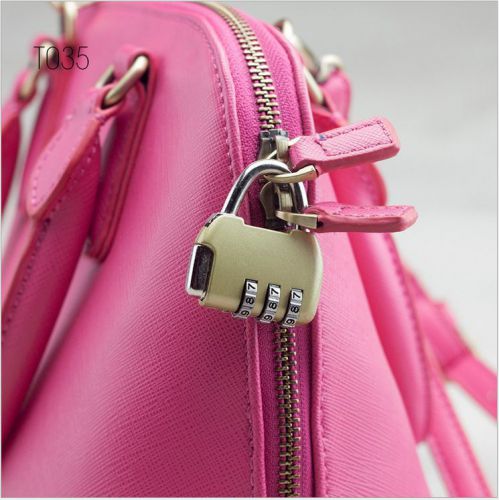 1PC Digit Push Button Combination Padlock Number Luggage Travel Code Lock Color