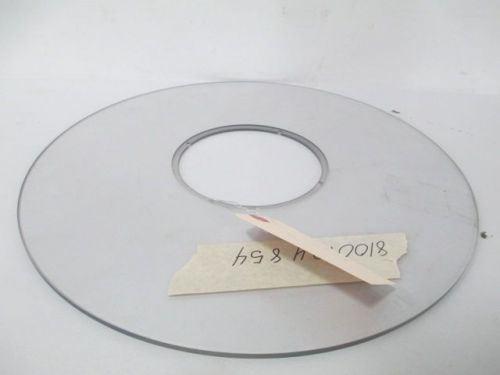 NEW GEMCO RL167080A PLASTIC CLEAR 18IN OD 6IN ID 1/4IN THICK REEL GUIDE D247730