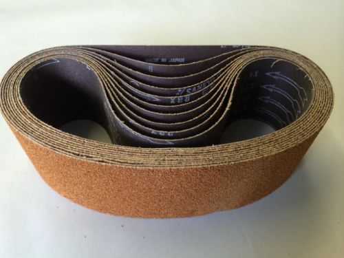 NEW *Set of 10* Cork Polishing Finishing Sanding Belts 3&#034; x 24&#034; FREE SHIPPING