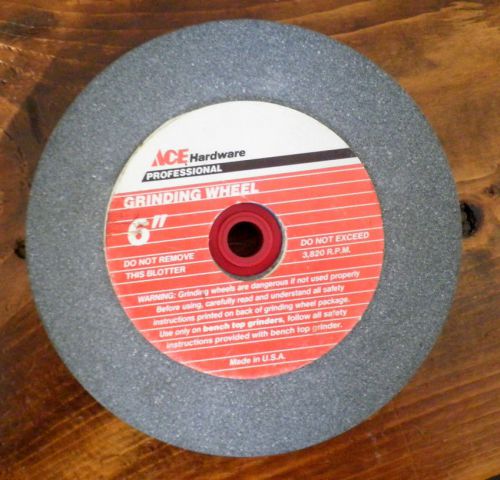 Aluminum oxide grinding wheel - 6&#034;x1&#034;x1&#034; - 80 grit- with bushing for sale