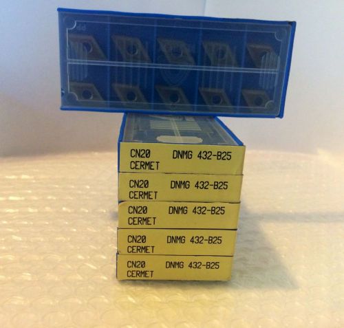 KORLOY  DNMG - 432 - B25  CN20 Ceramic Inserts