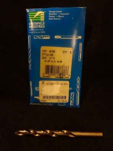 Letter &#034;r&#034; cobalt drill bit- greenfield/chicago latrobe usa-new sold by the each for sale