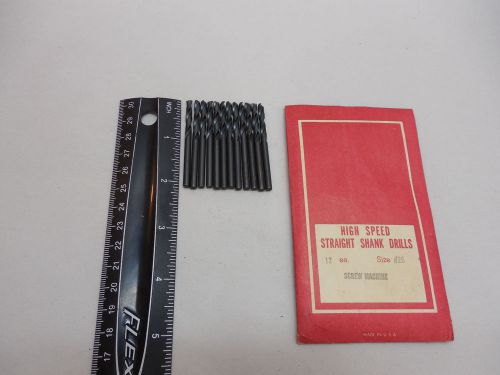 No. 26 screw machine drill bits 135 degree pack of 12 hss  usa for sale