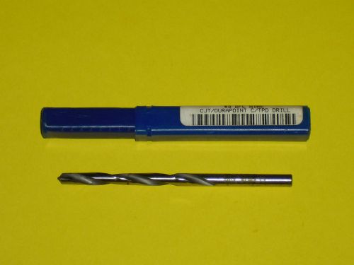 Carbide Tipped Jobber Length Drill Bit #3 .213 Made in USA Brand New