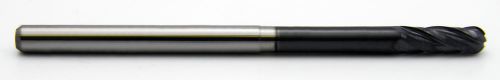 1/8&#034; dia 4 flute longreach altin carbide ball end mill kyocera usa 1845-1250l590 for sale
