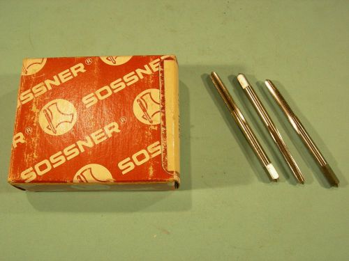 Qty 3 New Sossner 8-36 NF GH2 HSS 4Flute Taper Precision Ground Taps