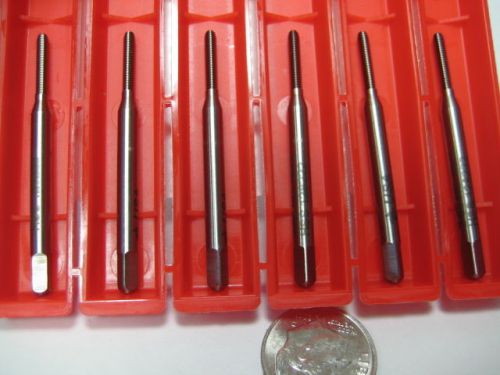LOT ( 6 ) BRUBAKER #2-56 UNC GH3 HAND TAPS BOTTOMING THREADING HAND CUTTING TOOL
