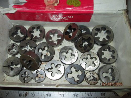 MACHINIST LATHE MILL Lot of Machinist Threading Die s for Tapping Thread
