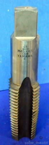 YAMAWA M45 X 4.5, PIPE TAP, SKH, 4 FLUTE, 7&#034; LENGTH
