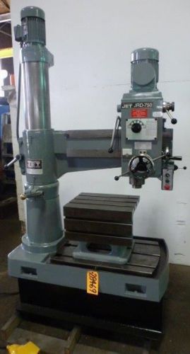 Jet radial drill jrd-750 3&#039; x 8&#034; (28469) for sale