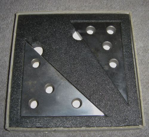 TC SOLID ANGLE PLATES MADE IN JAPANE MACHINST TOOLS ORIGINAL BOX
