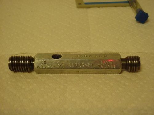1 bendix  gage go &amp; nogo plug thread gauges 5/8-11 unc-2b  vgc for sale