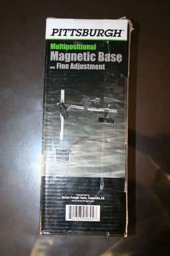 Pittsburgh Multi positional Magnetic Base with Fine Adjustment Model # 5645