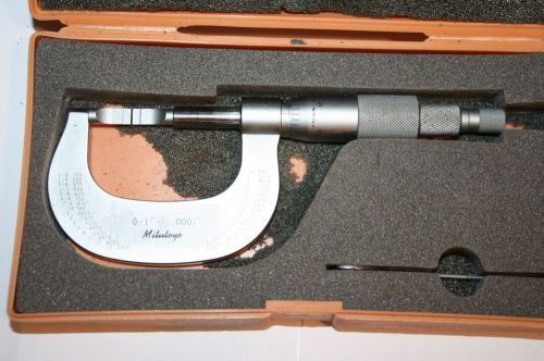 Mitutoyo 122-135 Blade Micrometer BLM-1&#034; MADE IN JAPAN