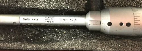 Tesa .350&#034; .425&#034; intrimik inside micrometer used for sale