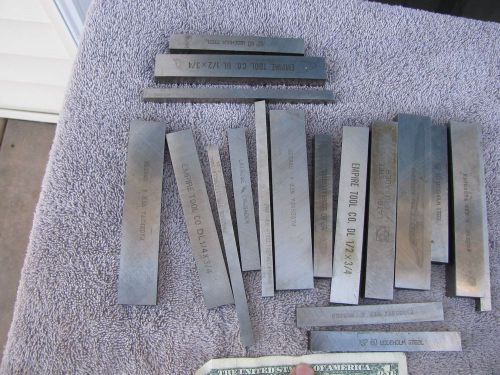 Over 7 pounds tool steel bars bits Latrobe Empire etc tools machinist  tool