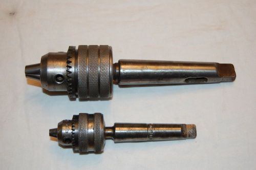 Pair of MAS Drill Chuck 1/4&#034; &amp; 1/2&#034;