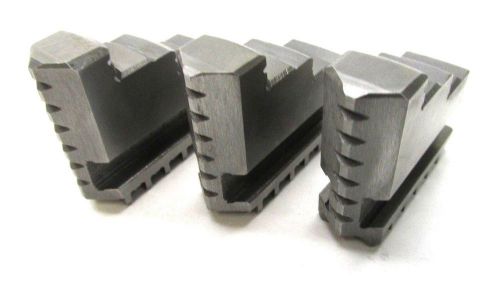 SET OF 3 STEEL CHUCK JAWS FOR 4&#034; CHUCK - #2575