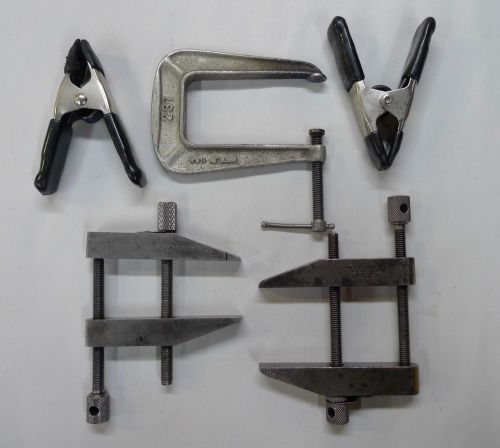 STARRETT No. 161-D LUFKIN 910E PARALLELS CLAMPS machinist tools *3