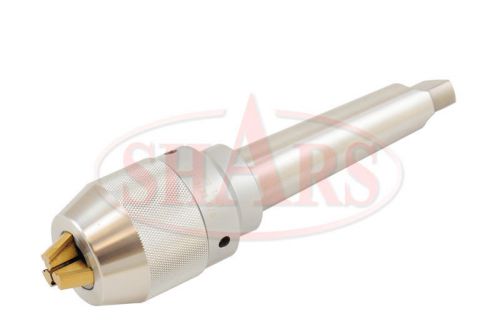 Shars 5/8&#034; keyless drill chuck with morse taper 4 integral shank arbor mt4 4mt for sale
