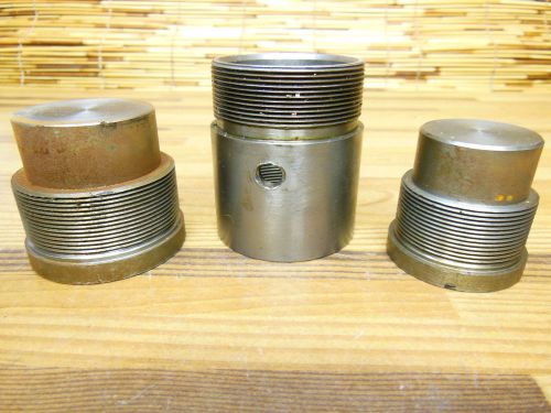 Lot of 3 collet adapters ? stop plug