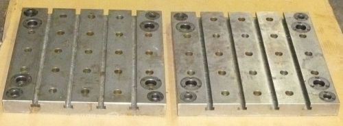 (2) JERGENS 500MM T-SLOTTED BALL LOCK FIXTURE PLATES / PALLETS