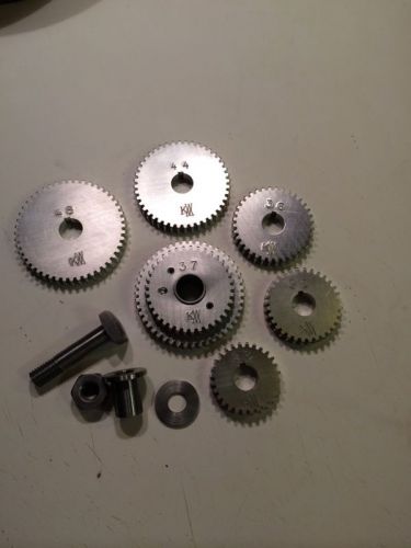 Kwm metric transposing gear set for south bend 9a or 10k lathe for sale